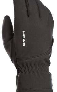 HEAD Men's Waterproof Hybrid Gloves - Black, Size S